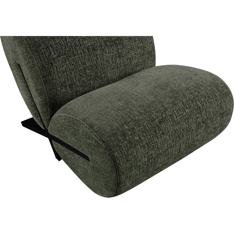 Meridian Furniture Akira Green Upholstered Accent Chair