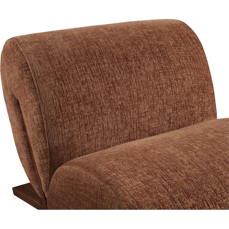 Meridian Furniture Akira Cognac Upholstered Accent Chair