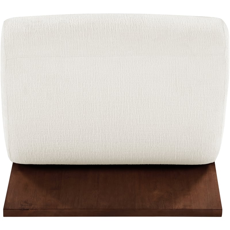 Meridian Furniture Akira Cream Upholstered Accent Chair