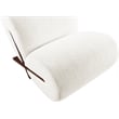 Meridian Furniture Akira Cream Upholstered Accent Chair