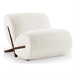 Meridian Furniture Akira Cream Upholstered Accent Chair