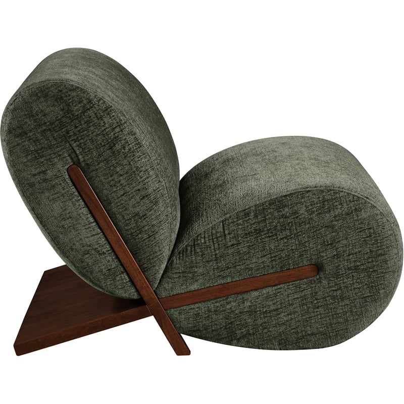 Meridian Furniture Akira Green Upholstered Accent Chair