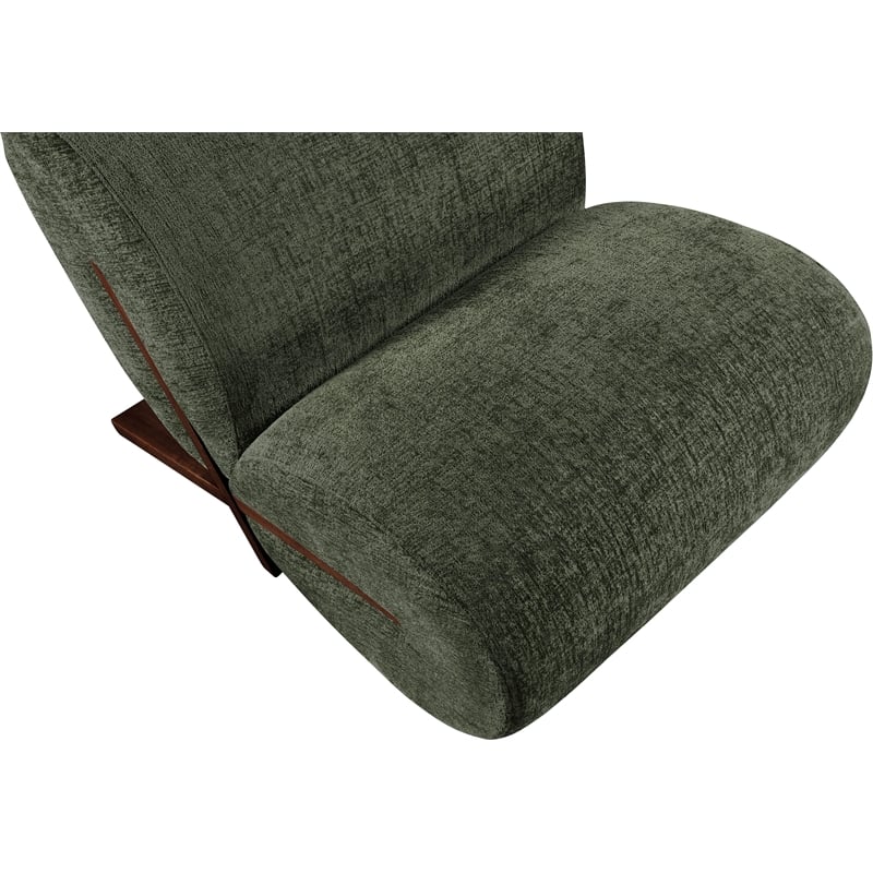 Meridian Furniture Akira Green Upholstered Accent Chair