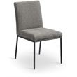 Meridian Furniture Reeves Grey Chenille Fabric Dining Side Chair (Set of 2)