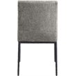 Meridian Furniture Reeves Grey Chenille Fabric Dining Side Chair (Set of 2)