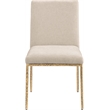 Meridian Furniture Reeves Beige Chenille Fabric Dining Side Chair (Set of 2)