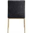 Meridian Furniture Reeves Black Chenille Fabric Dining Side Chair (Set of 2)