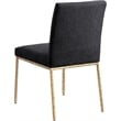 Meridian Furniture Reeves Black Chenille Fabric Dining Side Chair (Set of 2)