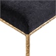 Meridian Furniture Reeves Black Chenille Fabric Dining Side Chair (Set of 2)
