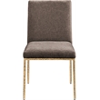 Meridian Furniture Reeves Brown Chenille Fabric Dining Side Chair (Set of 2)
