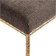 Meridian Furniture Reeves Brown Chenille Fabric Dining Side Chair (Set of 2)