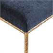 Meridian Furniture Reeves Navy Chenille Fabric Dining Side Chair (Set of 2)