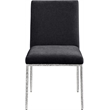 Meridian Furniture Reeves Black Chenille Fabric Dining Side Chair (Set of 2)