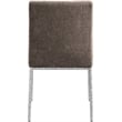 Meridian Furniture Reeves Brown Chenille Fabric Dining Side Chair (Set of 2)