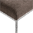 Meridian Furniture Reeves Brown Chenille Fabric Dining Side Chair (Set of 2)