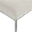 Meridian Furniture Reeves Cream Chenille Fabric Dining Side Chair (Set of 2)