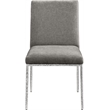 Meridian Furniture Reeves Grey Chenille Fabric Dining Side Chair (Set of 2)