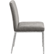 Meridian Furniture Reeves Grey Chenille Fabric Dining Side Chair (Set of 2)