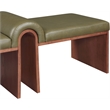 Meridian Furniture Delphine Olive Vegan Leather Bench