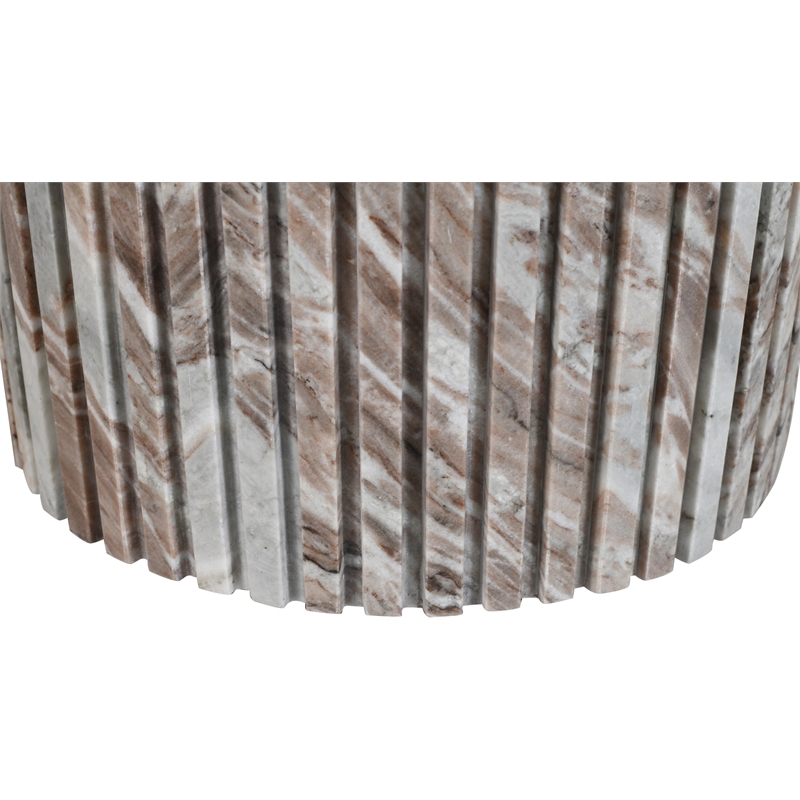 Meridian Furniture Genoa Brown Marble Coffee Table