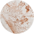 Meridian Furniture Varenna Beige Marble Top And Acacia Wood Base Coffee Table