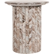 Meridian Furniture Genoa Brown Marble End Table