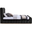Meridian Furniture Amara Black Velvet Queen Bed