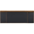 Meridian Furniture Amara Saddle Velvet King Bed with Added Panels