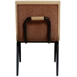 Meridian Furniture Viceroy Cognac Polyester Dining Chair (Set of 2)