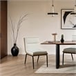 Meridian Furniture Viceroy Cream Polyester Dining Chair (Set of 2)