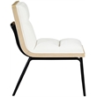 Meridian Furniture Viceroy Cream Polyester Dining Chair (Set of 2)
