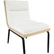 Meridian Furniture Viceroy Cream Polyester Dining Chair (Set of 2)