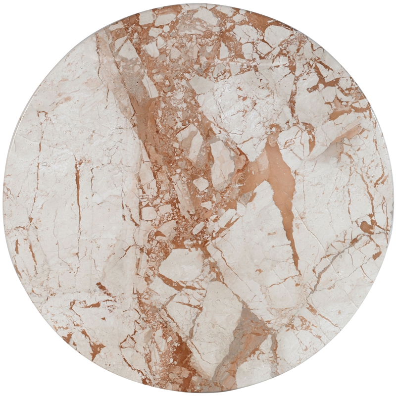 Meridian Furniture Genoa Cream Marble Coffee Table