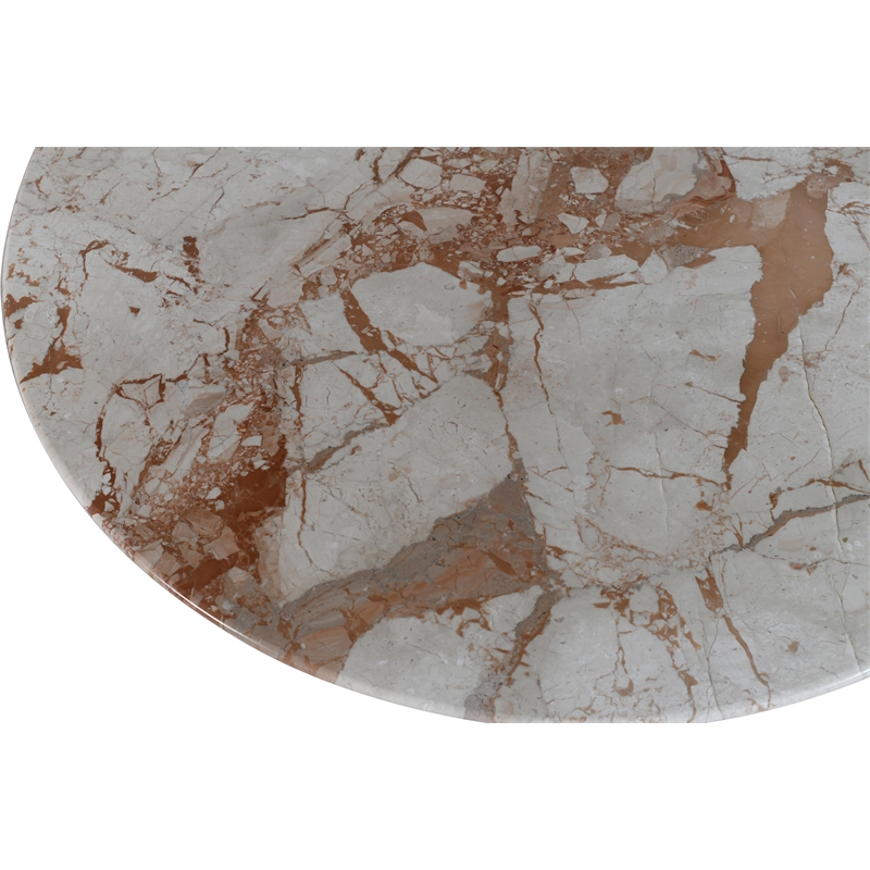 Meridian Furniture Genoa Cream Marble Coffee Table