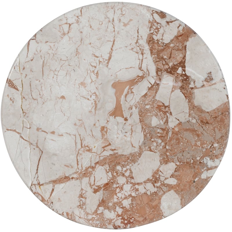 Meridian Furniture Genoa Cream Marble End Table