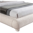Meridian Furniture Blair Beige Fabric Upholstered King Bed