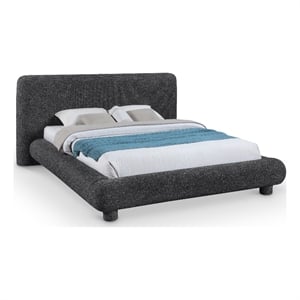 Meridian Furniture Blair Black Fabric Upholstered King Bed