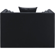 Meridian Furniture Everett Black Vegan Leather Upholstered Chair