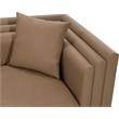 Meridian Furniture Everett Brown Vegan Leather Upholstered Chair