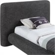 Meridian Furniture Blair Black Fabric Upholstered Twin Bed