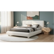 Meridian Furniture Blair Cream Fabric Upholstered Full Bed