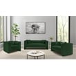 Meridian Furniture Everett Green Chenille Fabric Upholstered Chair
