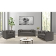 Meridian Furniture Everett Grey Chenille Fabric Upholstered Chair