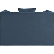 Meridian Furniture Everett Light Blue Chenille Fabric Upholstered Chair