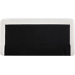 Meridian Furniture Blair Cream Chenille Fabric Upholstered Queen Bed