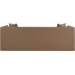 Meridian Furniture Everett Brown Vegan Leather Upholstered Sofa