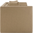 Meridian Furniture Everett Tan Vegan Leather Upholstered Loveseat