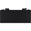 Meridian Furniture Everett Black Chenille Fabric Upholstered Loveseat