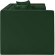 Meridian Furniture Everett Green Chenille Fabric Upholstered Loveseat