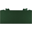 Meridian Furniture Everett Green Chenille Fabric Upholstered Loveseat